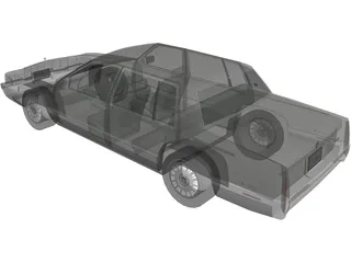 Cadillac Deville (1992) 3D Model preview