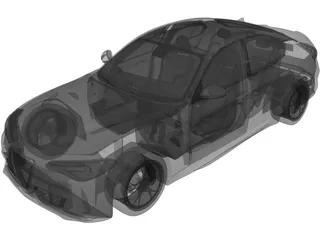 Alfa Romeo Giulia Quadrifoglio 3D Model preview