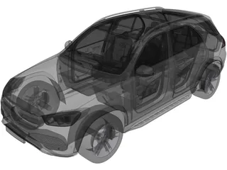 Mercedes-Benz GLE (2020) 3D Model preview