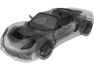 Lotus Exige S Roadster (2013) 3D Model preview