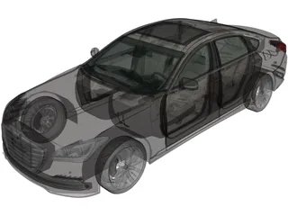 Hyundai Genesis G380 (2014) 3D Model preview