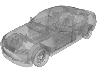 BMW 330 Sedan 3D Model preview