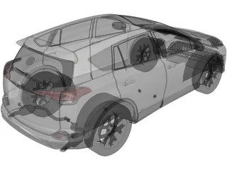 Toyota RAV4 (2019) 3D Model preview