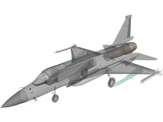 PAC JF-17 Thunder 3D Model preview