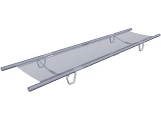Ambulance Stretcher 3D Model preview
