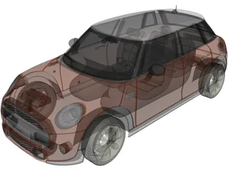 Mini Cooper S 5-door 3D Model preview