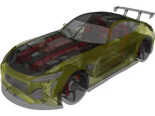 Mercedes AMG Concept 3D Model preview
