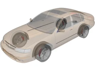 Nissan Maxima GLE (1998) 3D Model preview