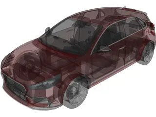 Hyundai i30 (2019) 3D Model preview