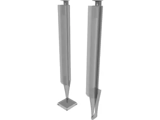 Bang&Olufsen Beolab 18 Speakers 3D Model preview