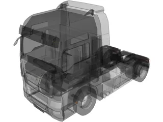 MAN LKW 3D Model preview