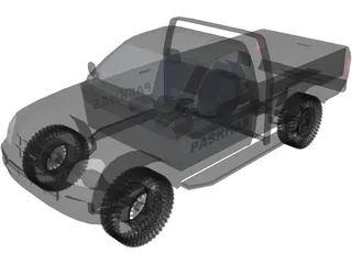Isuzu D-Max (2006) 3D Model preview