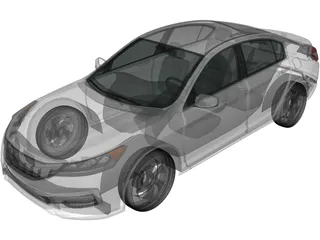 Honda Accord 2016 3D Model preview