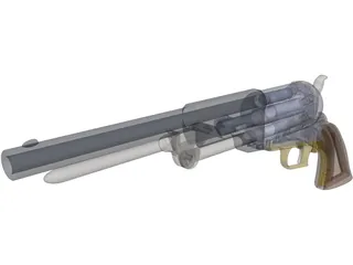 Colt Walker 3D Model preview