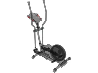 Treadmill Kettler 3D Model preview