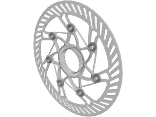 Center Lock Brake Rotor 3D Model preview