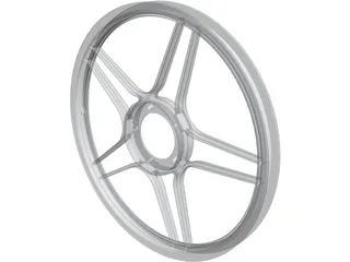 Puch Moped 5-Star Wheel 3D Model preview