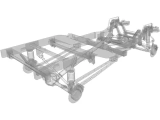 Suspension Independnt Lifted Kit 3D Model preview