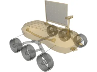Rover Chandrayaan 3D Model preview