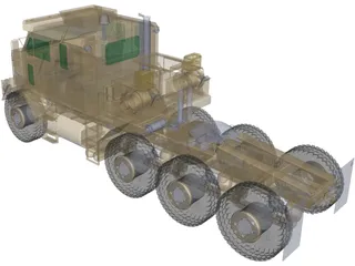M1070 Motrice Oshkosh 3D Model preview