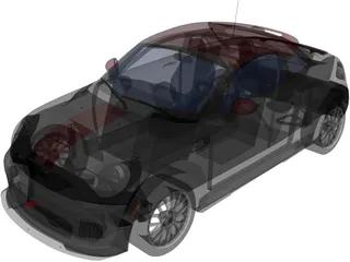 Mini Cooper S Coupe (2012) 3D Model preview