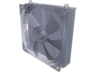 Noctua NH-L9 3D Model preview