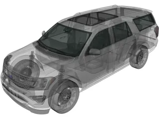 Ford Expedition (2017) 3D Model preview