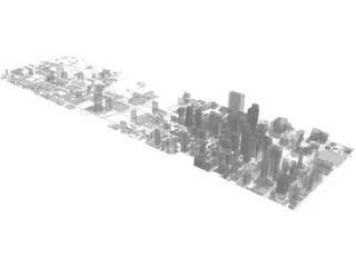 Philadelphia City 3D Model preview