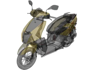 TVS Ntorq 125 (2018) 3D Model preview