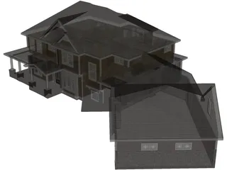 Villa 3D Model preview