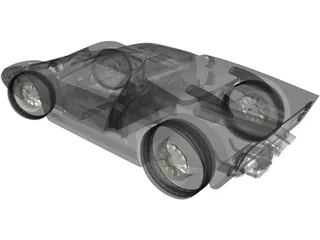 Ford GT40 3D Model preview