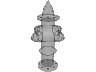 Fire Hydrant 3D Model preview