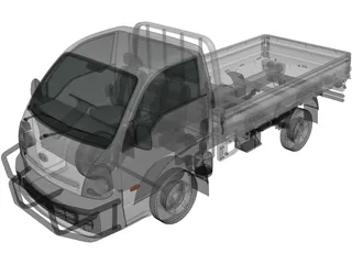 Kia K2700 Bongo Simple Cab (2014) 3D Model preview