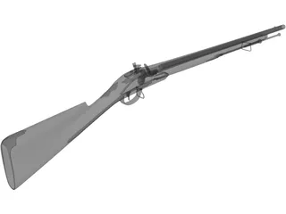 Brown Bess 1746 Carbine 3D Model preview