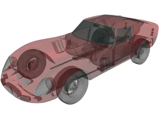 Ferrari 250 GTO (1962) 3D Model preview