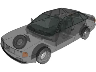 Audi 80 [B3] (1986) 3D Model preview