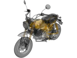 Honda Monkey 125 (2019) 3D Model preview
