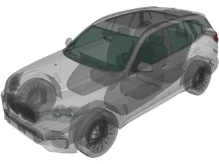 BMW X5 3D Model preview