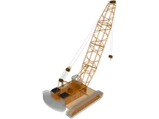 Liebherr HS 895 HD 3D Model preview