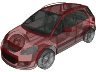 Suzuki SX4 (2010) 3D Model preview