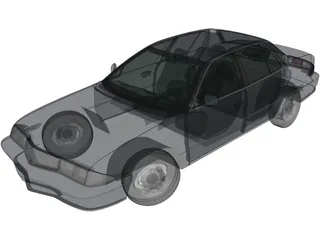 Buick Skylark Sedan (1995) 3D Model preview