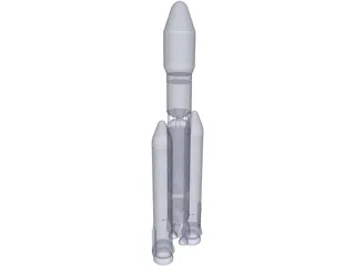 GSLV Mk III 3D Model preview