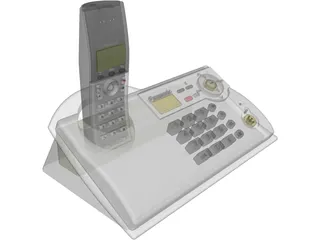 Panasonic Phone 3D Model preview