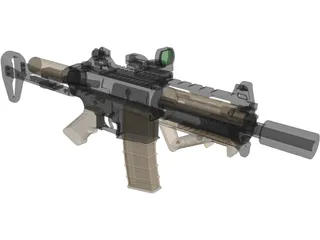 M4 CXP 3D Model preview