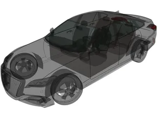Toyota Crown RS Advance (2018) 3D Model preview