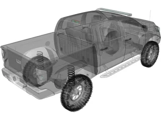Toyota Tundra [Lifted] (2020) 3D Model preview