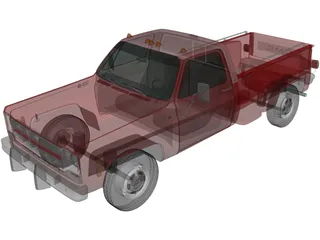 GMC Sierra Grande 454 (1979) 3D Model preview