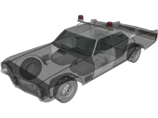 Buick Wildcat Police (1968) 3D Model preview