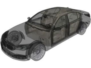 BMW 7-Series (2016) 3D Model preview