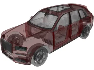 Rolls-Royce Cullinan (2019) 3D Model preview